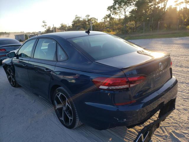 1VWMA7A30LC008003 - 2020 VOLKSWAGEN PASSAT R-L BLUE photo 3