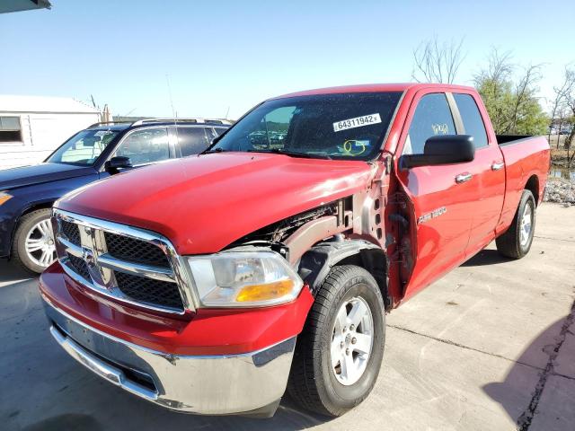 1C6RD6GP9CS291986 - 2012 DODGE RAM 1500 S RED photo 2