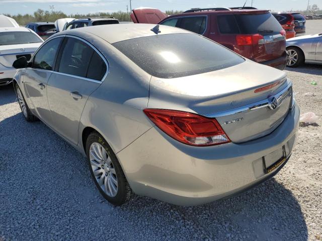 W04GN5EC1B1124494 - 2011 BUICK REGAL CXL BEIGE photo 3