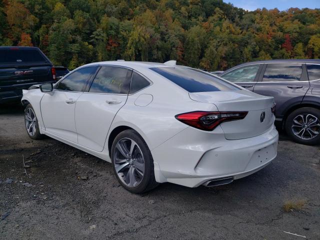 19UUB5F64MA005269 - 2021 ACURA TLX ADVANC WHITE photo 3