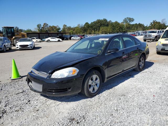 2G1WF5E34D1133629 - 2013 CHEVROLET IMPALA BLACK photo 2