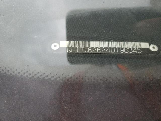 KL1TJ62624B196345 - 2004 CHEVROLET AVEO LS 黑色 照片 10