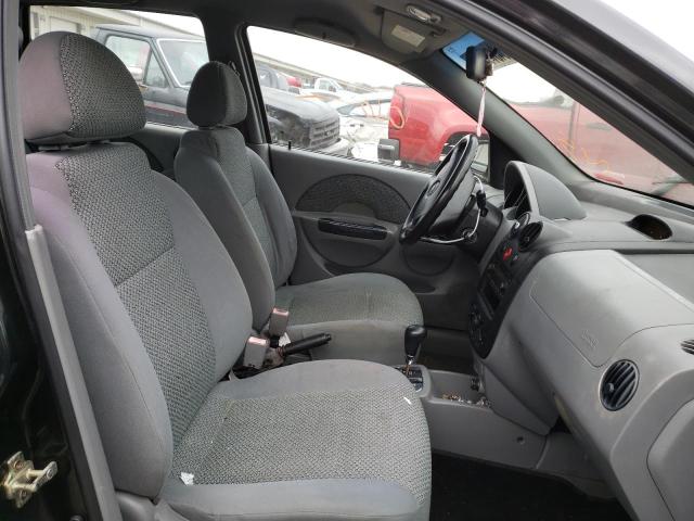 KL1TJ62624B196345 - 2004 CHEVROLET AVEO LS 黑色 照片 5