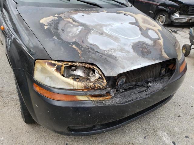 KL1TJ62624B196345 - 2004 CHEVROLET AVEO LS 黑色 照片 9