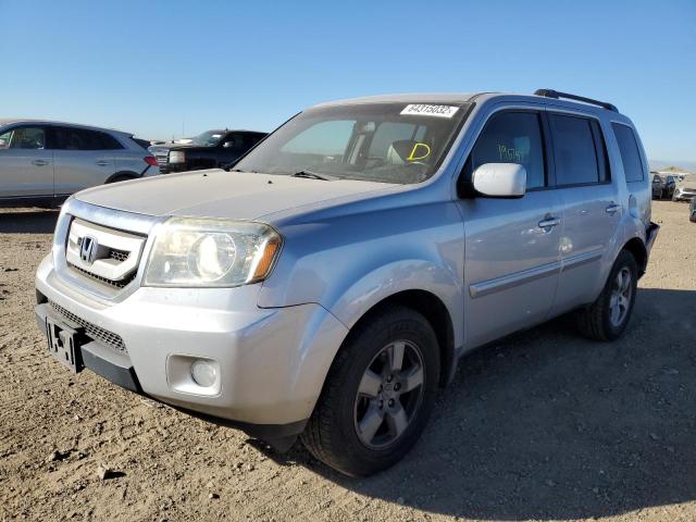 5FNYF4H70BB070600 - 2011 HONDA PILOT EXLN SILVER photo 2