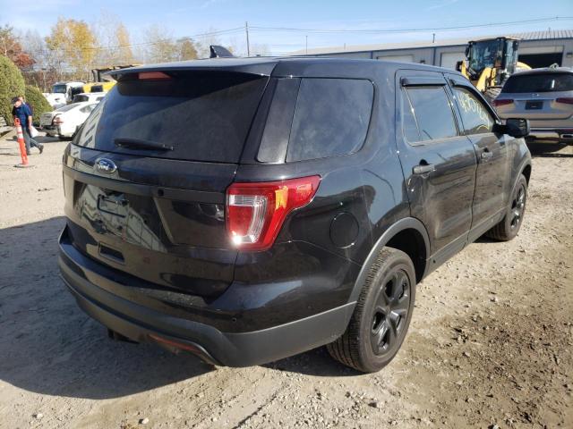 1FM5K8AR1HGD26755 - 2017 FORD EXPLORER P BLACK photo 4