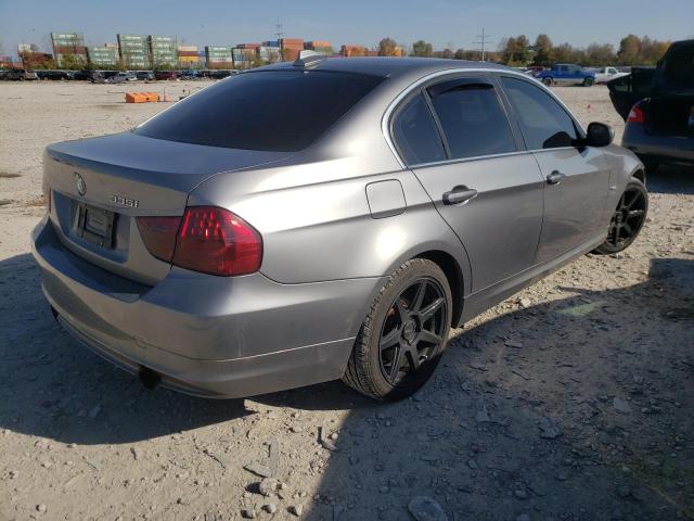 WBAPL3C53AA408404 - 2010 BMW 335 XI GRAY photo 4