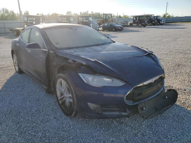 5YJSA1S25FF086068 - 2015 TESLA MODEL S 70 BLUE photo 1