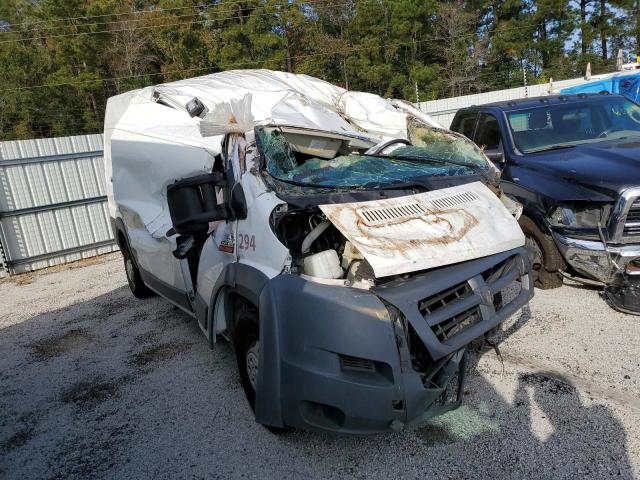 3C6TRVDG3JE119765 - 2018 RAM PROMASTER WHITE photo 1