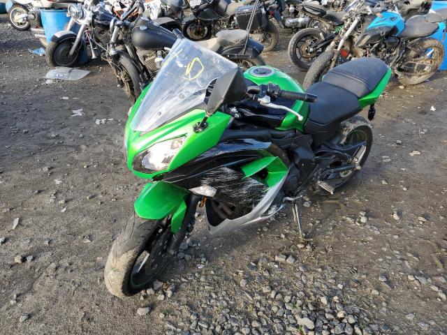 JKAEXEE10GDA21706 - 2016 KAWASAKI EX650 E GREEN photo 2