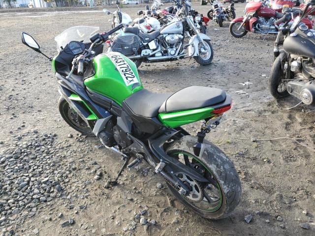 JKAEXEE10GDA21706 - 2016 KAWASAKI EX650 E GREEN photo 3