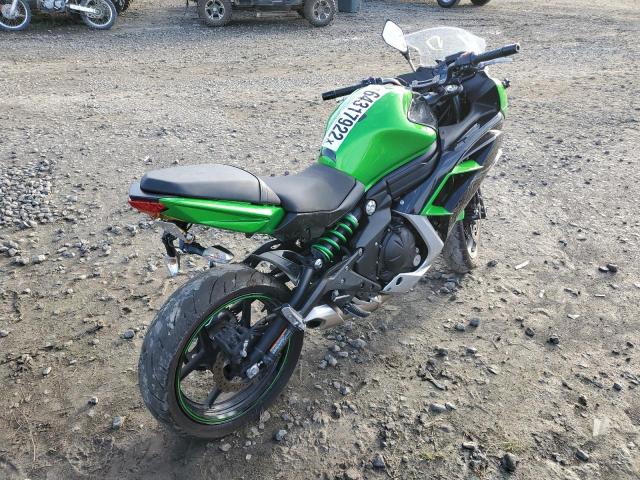 JKAEXEE10GDA21706 - 2016 KAWASAKI EX650 E GREEN photo 4