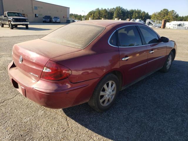 2G4WC532951212916 - 2005 BUICK LACROSSE C BURGUNDY photo 4