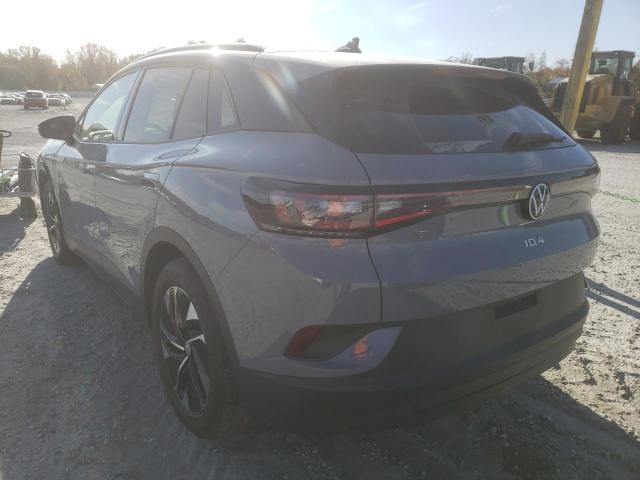 WVGTMPE23MP059685 - 2021 VOLKSWAGEN ID.4 PRO S ნაცრისფერი ფოტო 3