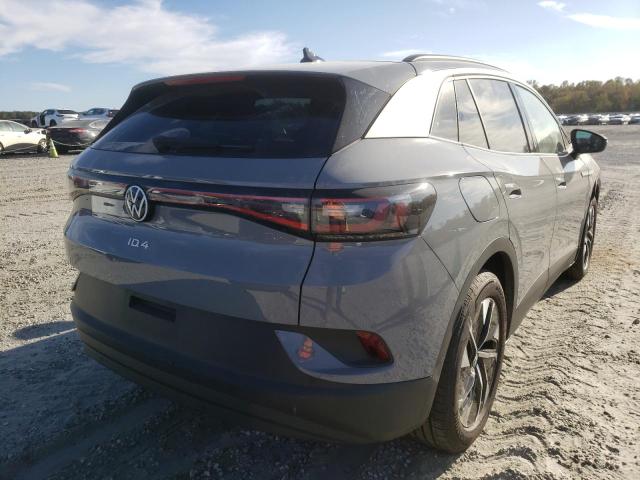 WVGTMPE23MP059685 - 2021 VOLKSWAGEN ID.4 PRO S ნაცრისფერი ფოტო 4