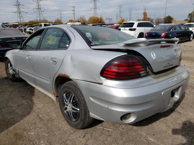 1G2NE52E05M158453 - 2005 PONTIAC GRAND AM S SILVER photo 3