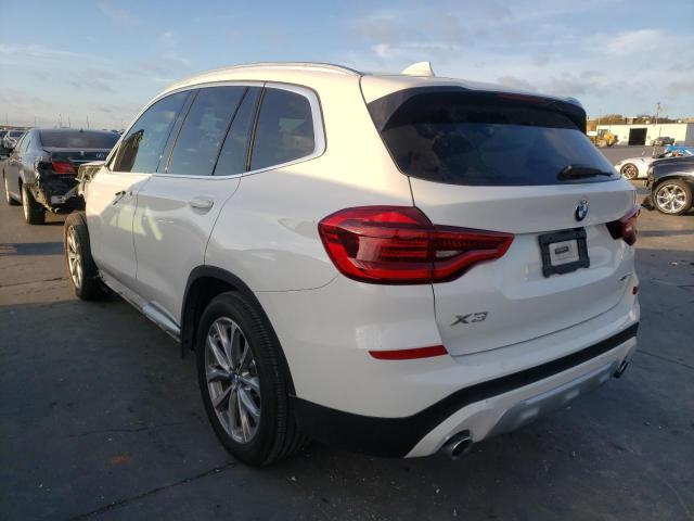 5UXTR7C51KLR47583 - 2019 BMW X3 SDRIVE3 WHITE photo 3