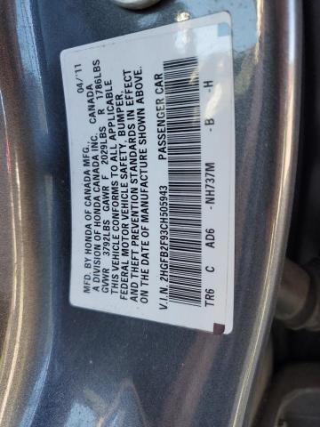 2HGFB2F93CH505943 - 2012 HONDA CIVIC EXL Boz foto 10