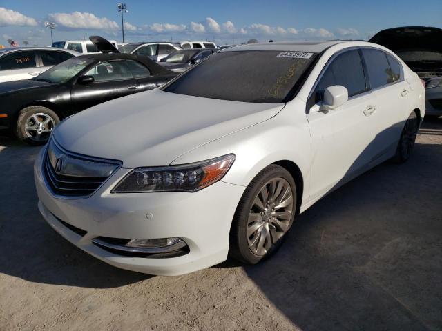 JH4KC1F91HC000156 - 2017 ACURA RLX ADVANC WHITE photo 2