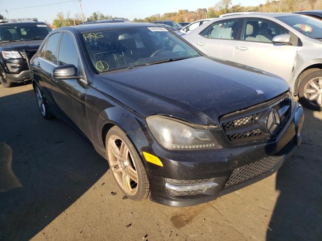 WDDGF4HB2DR301175 - 2013 MERCEDES-BENZ C 250 BLACK photo 1