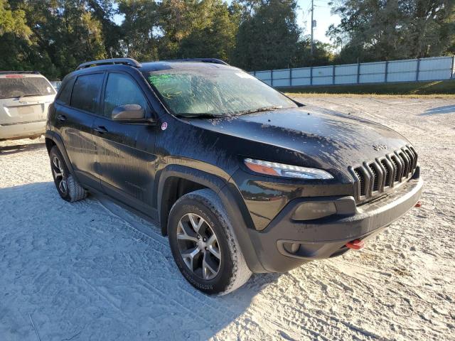 1C4PJMBS7HW632830 - 2017 JEEP CHEROKEE T BLACK photo 1