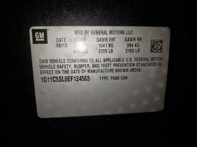 1G11C5SL8EF124563 - 2014 CHEVROLET MALIBU 1LT 石墨色 照片 10