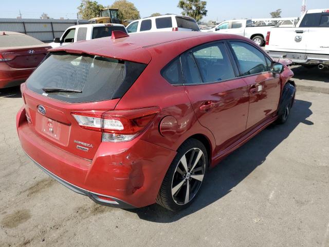 4S3GTAL63H3702593 - 2017 SUBARU IMPREZA SP RED photo 4