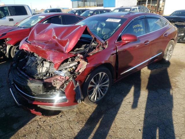 1G4ZP5SS4HU134251 - 2017 BUICK LACROSSE E RED photo 2