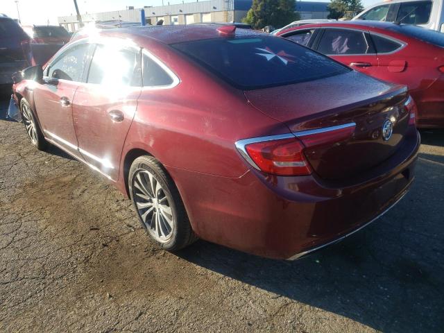 1G4ZP5SS4HU134251 - 2017 BUICK LACROSSE E RED photo 3