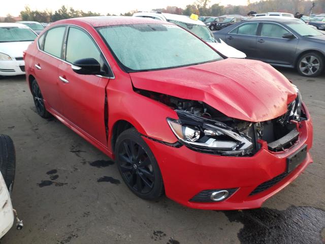 3N1CB7AP5HY263777 - 2017 NISSAN SENTRA SR RED photo 1