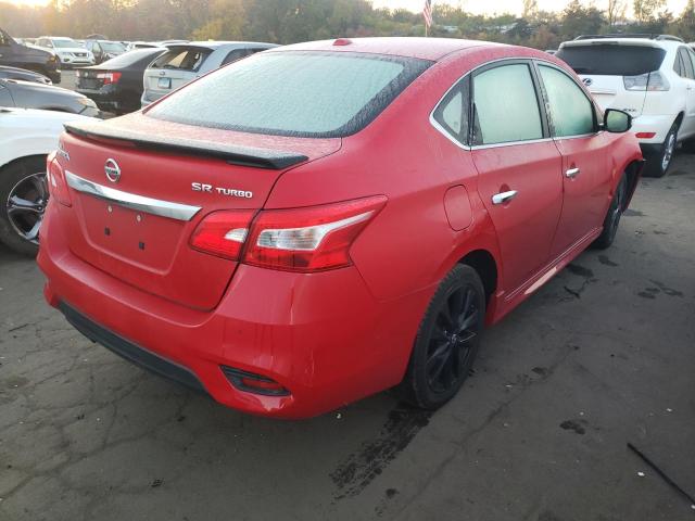 3N1CB7AP5HY263777 - 2017 NISSAN SENTRA SR RED photo 4