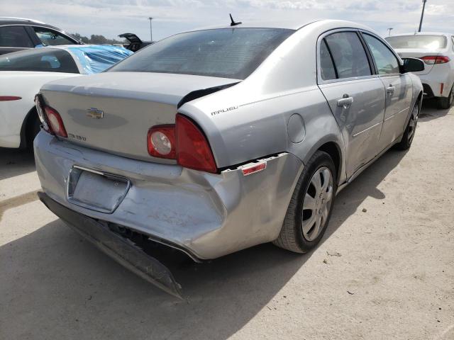 1G1ZC5E13BF296055 - 2011 CHEVROLET MALIBU 1LT 银色 照片 4