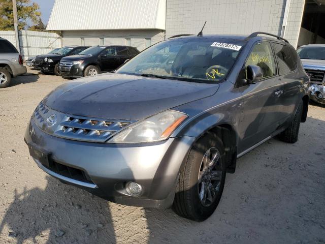 JN8AZ08T06W408565 - 2006 NISSAN MURANO GRAY photo 2