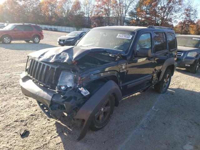 1J4PN3GK5BW543010 - 2011 JEEP LIBERTY RE BLACK photo 2