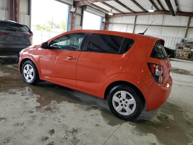 1G1JA6SHXD4157985 - 2013 CHEVROLET SONIC LS ORANGE photo 2