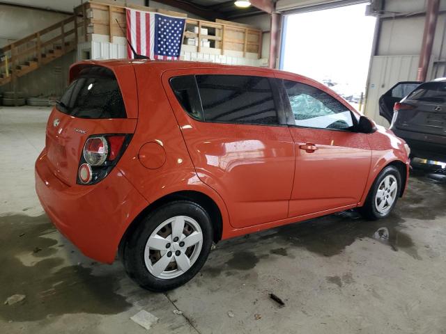1G1JA6SHXD4157985 - 2013 CHEVROLET SONIC LS ORANGE photo 3