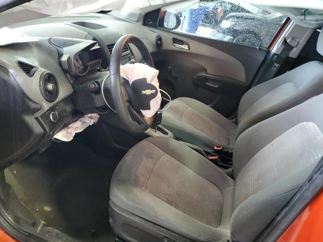 1G1JA6SHXD4157985 - 2013 CHEVROLET SONIC LS ORANGE photo 7
