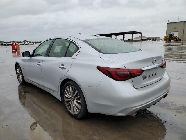 JN1EV7AP0JM356327 - 2018 INFINITI Q50 LUXE SILVER photo 3