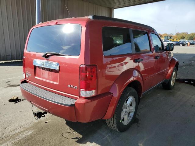 1D8GU58K87W550075 - 2007 DODGE NITRO SLT RED photo 4