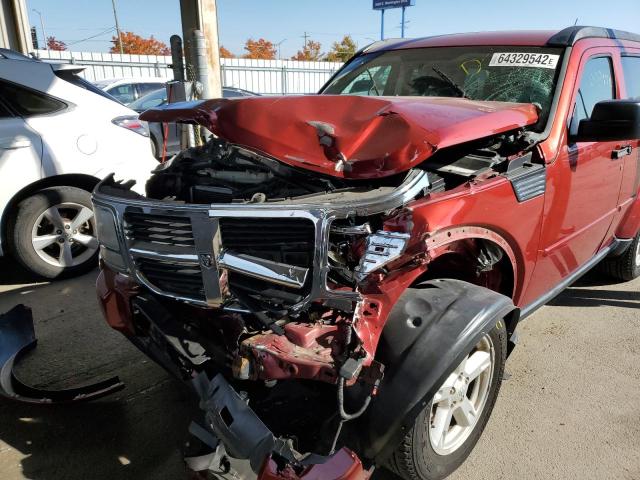 1D8GU58K87W550075 - 2007 DODGE NITRO SLT RED photo 9