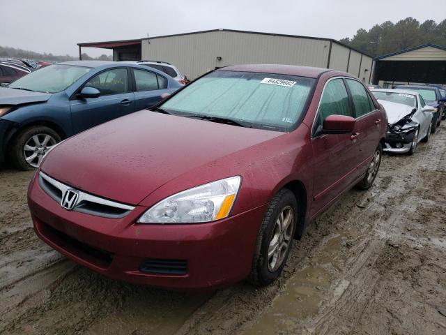 1HGCM56366A124391 - 2006 HONDA ACCORD SE BURGUNDY photo 2