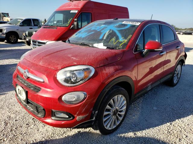 ZFBCFYDT1GP****** - 2016 FIAT 500X LOUNG RED photo 2