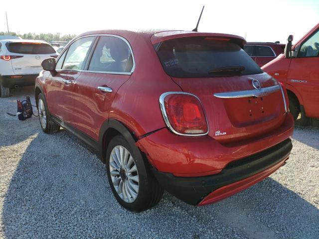 ZFBCFYDT1GP****** - 2016 FIAT 500X LOUNG RED photo 3