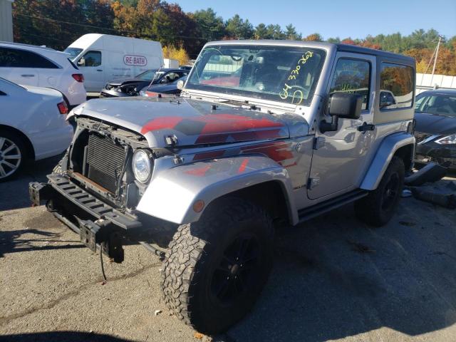 1C4AJWBG9HL584665 - 2017 JEEP WRANGLER S SILVER photo 2