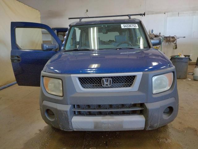 5J6YH28544L025201 - 2004 HONDA ELEMENT EX BLUE photo 7