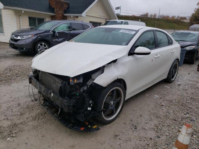 3KPF24AD6KE112695 - 2019 KIA FORTE FE WHITE photo 2