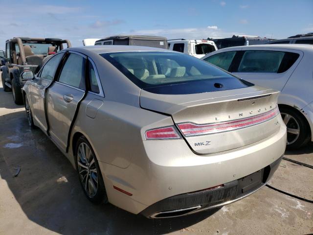 3LN6L5A96HR607801 - 2017 LINCOLN MKZ PREMIE GOLD photo 3