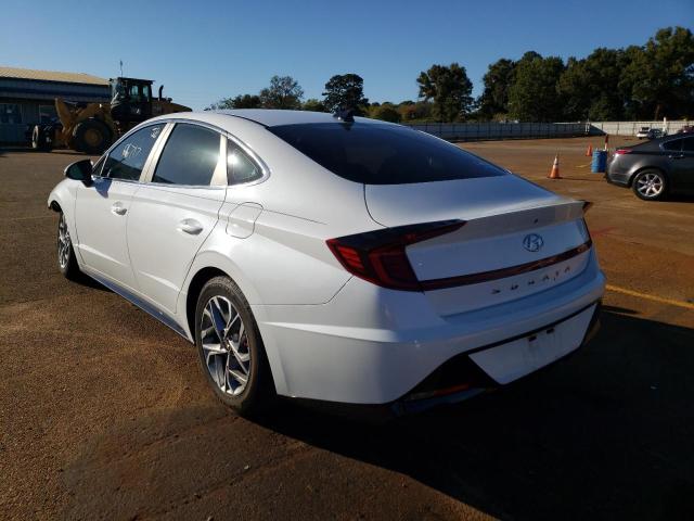 5NPEL4JA0LH056961 - 2020 HYUNDAI SONATA SEL WHITE photo 3