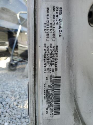 ZFBERFAT4G6C32931 - 2016 RAM PROMASTER WHITE photo 10