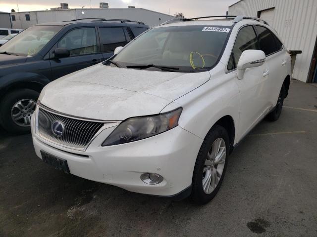 JTJBC1BA8B2036745 - 2011 LEXUS RX 450 WHITE photo 2